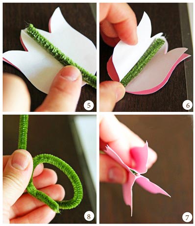 как сделать объемные цветы из бумаги